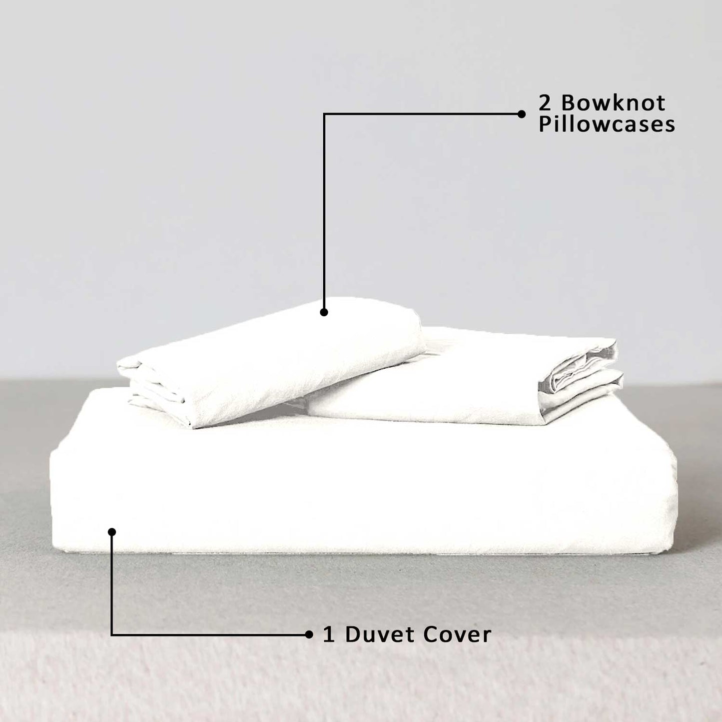 Knotted Duvet Cover Set