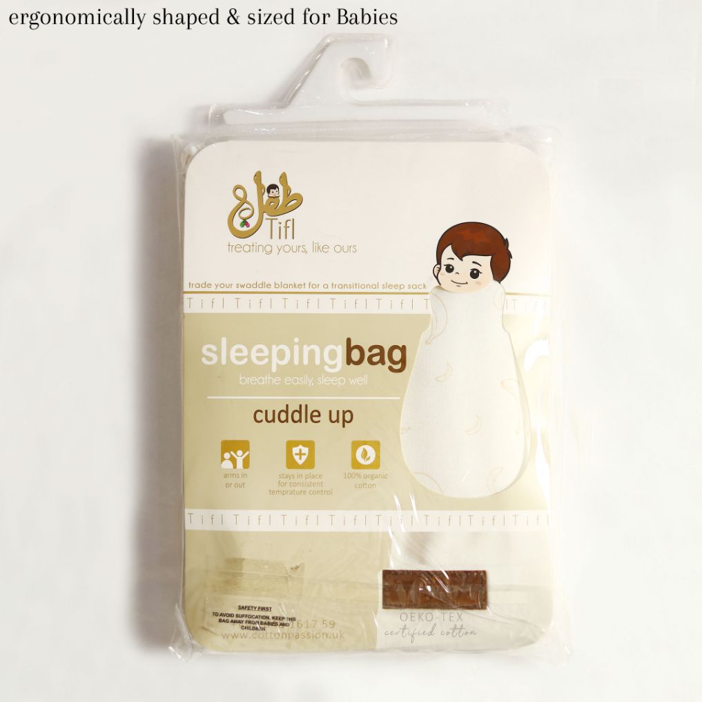 Ivory Cream Banana Baby Sleeping Bag