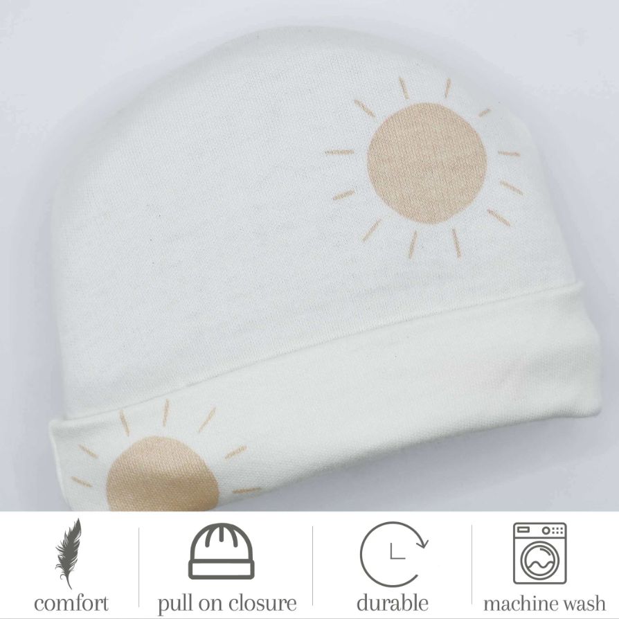 Baby Cap Ivory Cream Sun