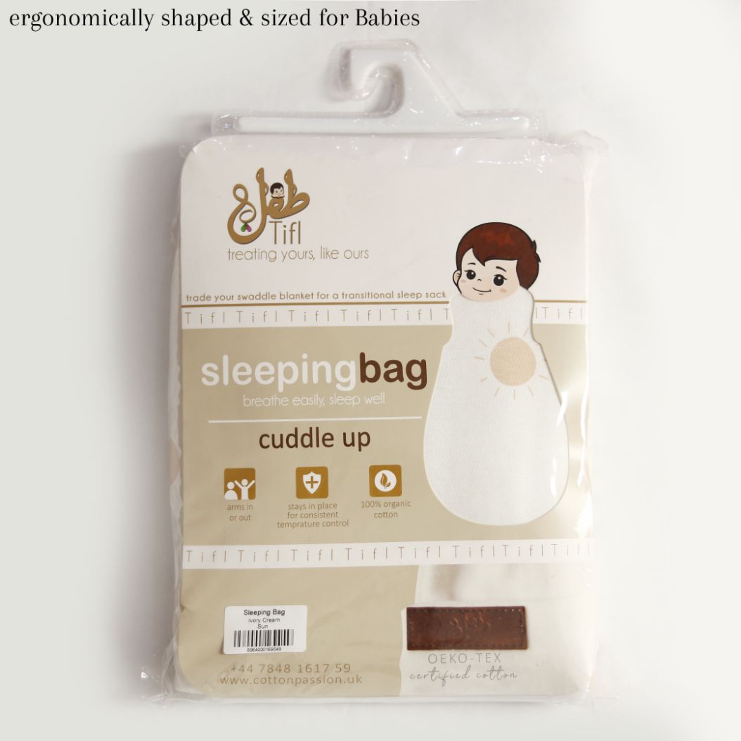 Ivory Cream Sun Baby Sleeping Bag