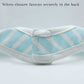 Pack of 3 Bibs Set Light Blue (Stripes, Clouds, Stars)