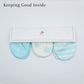 Pair of 3 Baby Booties Light Blue (Stripes, Clouds, Stars)