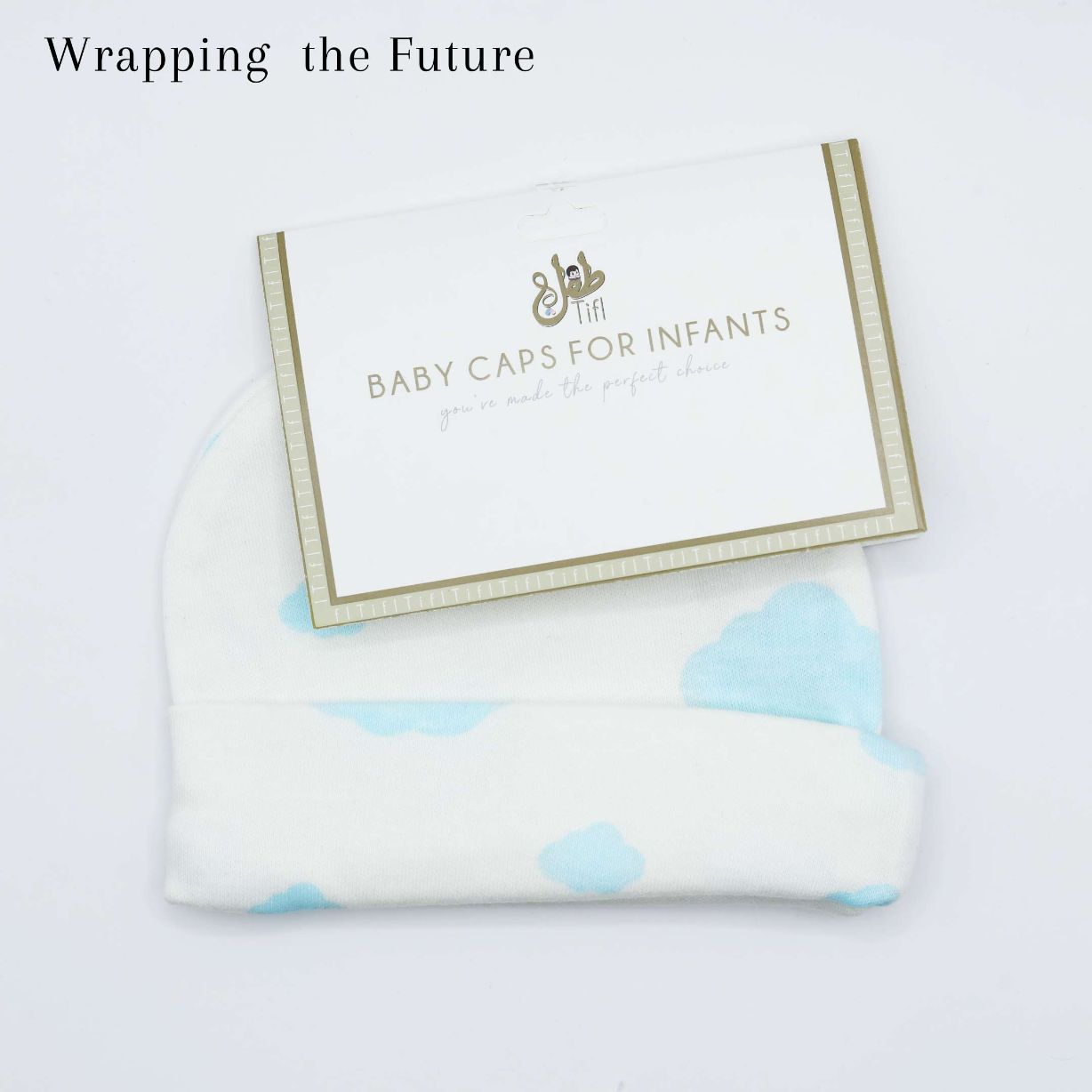 Baby Cap Light Blue Cloud