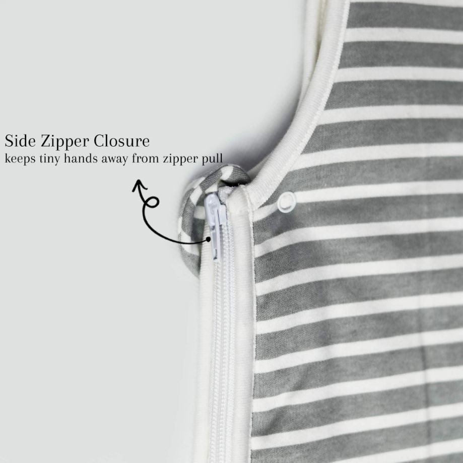 Grey Strips Baby Sleeping Bag