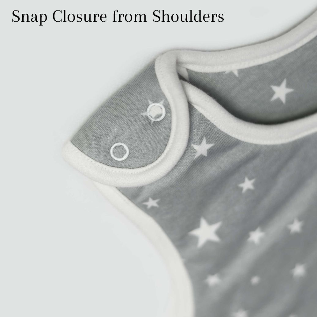 Grey Stars Baby Sleeping Bag