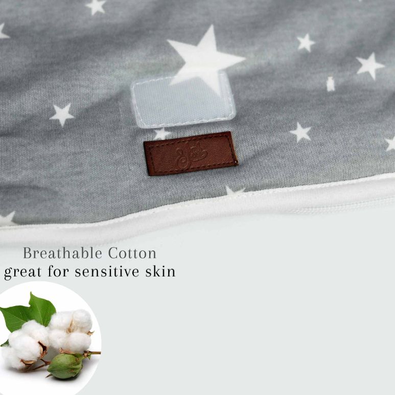 Grey Stars Baby Sleeping Bag