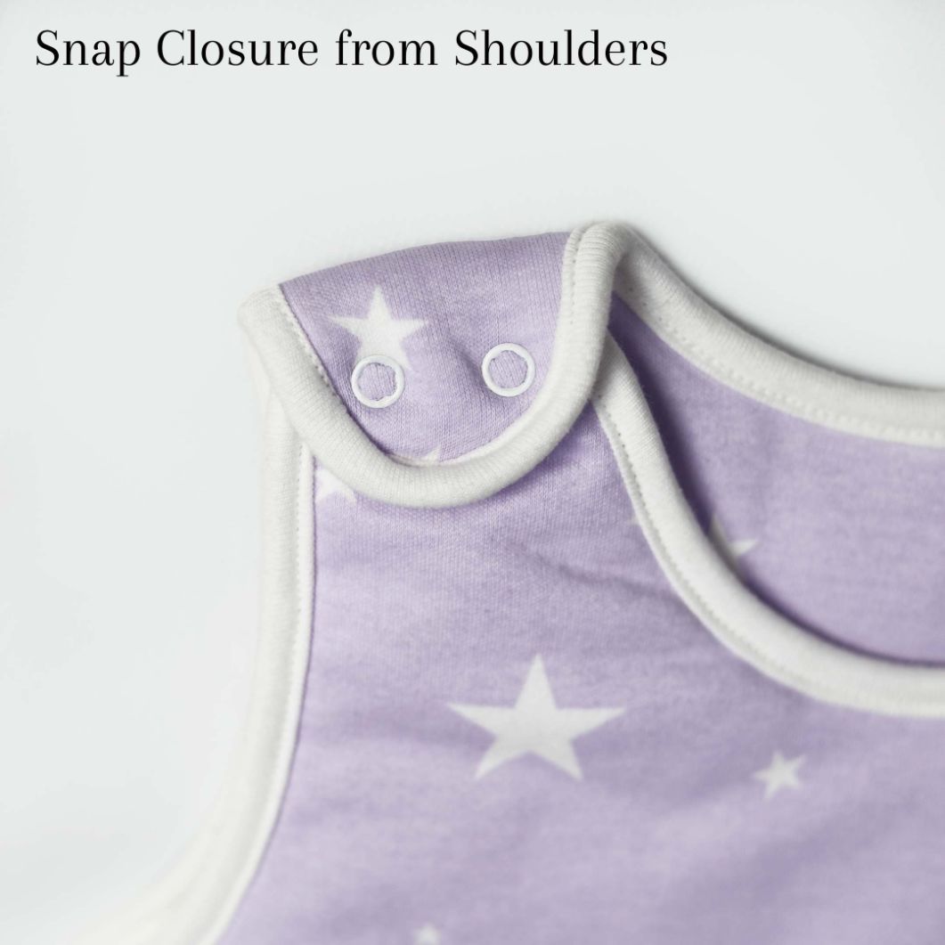 Lilac Stars Baby Sleeping Bag