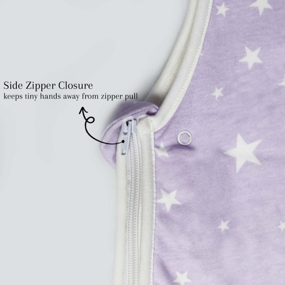 Lilac Stars Baby Sleeping Bag