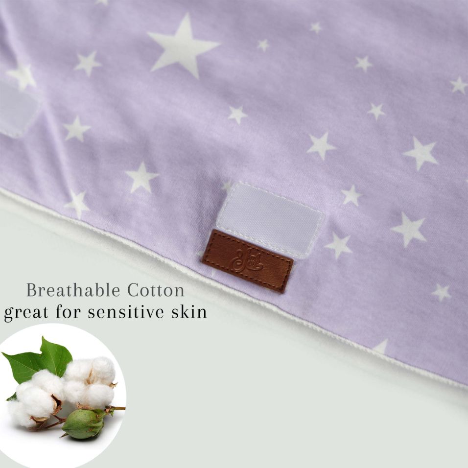 Lilac Stars Baby Sleeping Bag