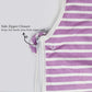 Lilac Stripes Baby Sleeping Bag