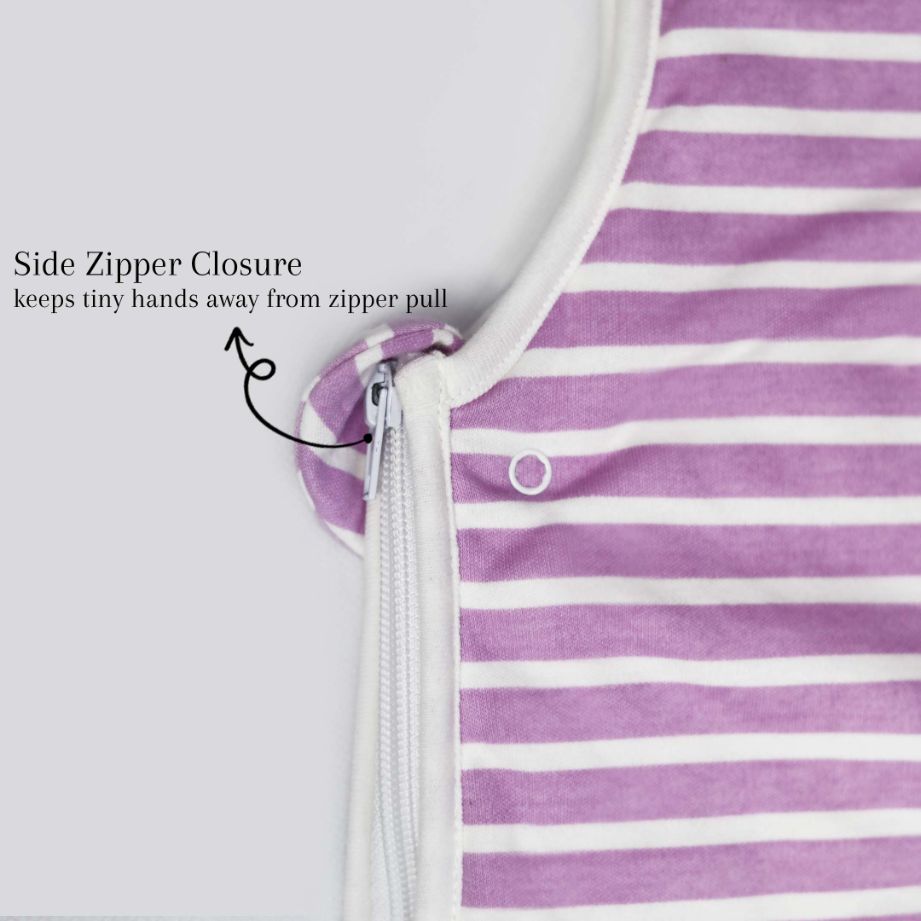 Lilac Stripes Baby Sleeping Bag