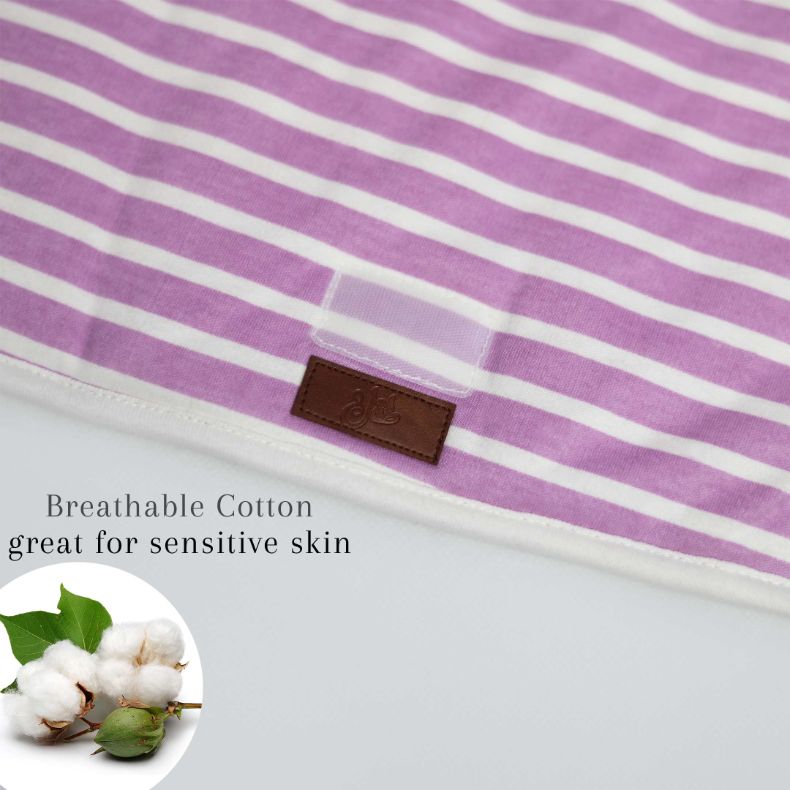 Lilac Stripes Baby Sleeping Bag