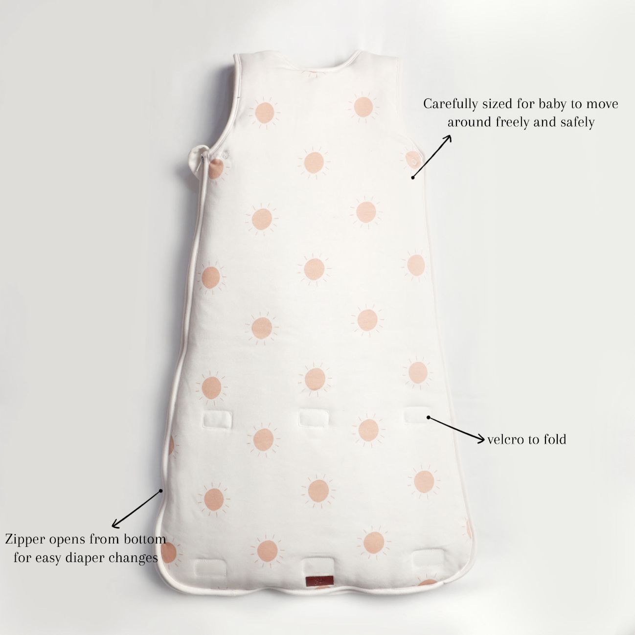 Peach Sun Baby Sleeping Bag