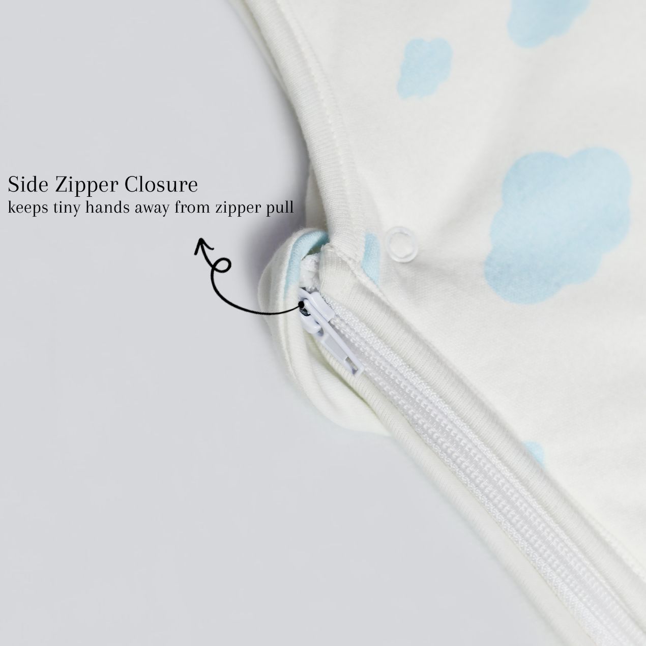 Light Blue Clouds Baby Sleeping Bag