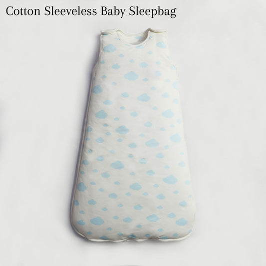 Light Blue Clouds Baby Sleeping Bag