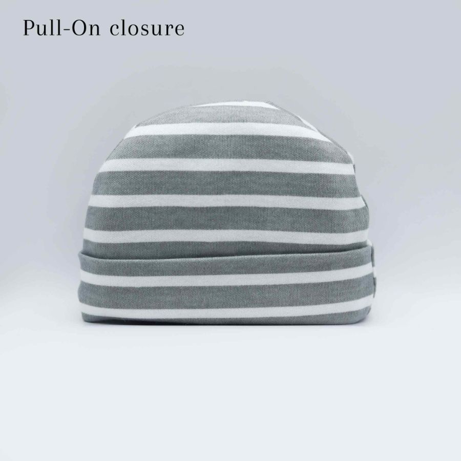 Baby Cap Grey Strips