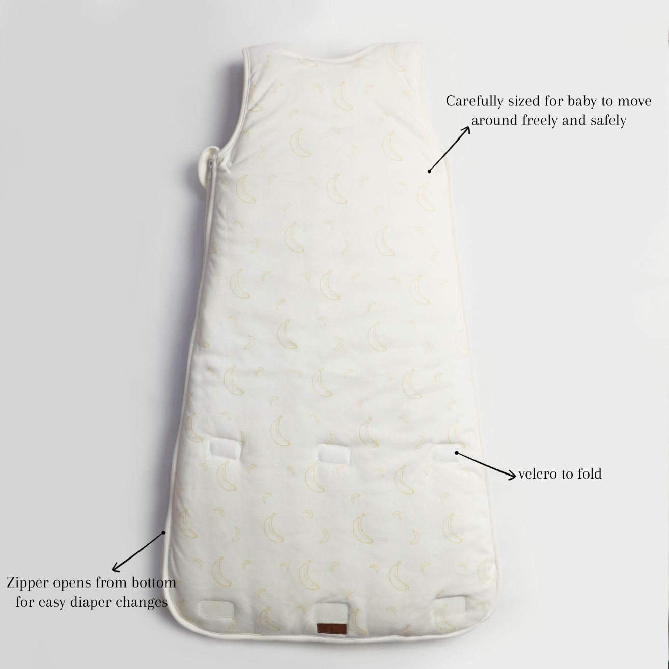 Popcorn Banana Baby Sleeping Bag